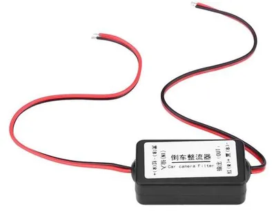 Obrázek produktu pro Reléový filtr pro 12V kameru couvání, s plastovým pouzdrem