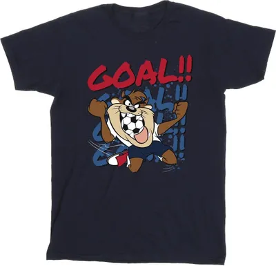 Produktbild von Looney Tunes - "Goal Goal Goal" T-Shirt für Herren BI36266 (XXL) (Marineblau)