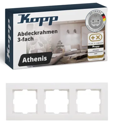Produktbild von Kopp 402729060, Weiß, Kunststoff, konventionell, Kopp, Glänzend, IP20