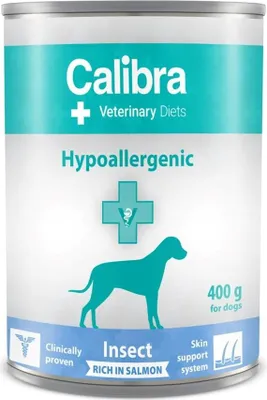 Obrázok produktu pre CALIBRA VD Dog Hypoallergenic Insect&Salmon - vlhká krmiva pre psov - 400g