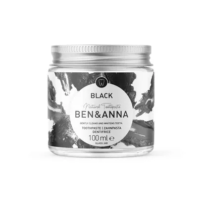 Image de BLEICH-PASTA DENTAIRE AVEC CHARBON ACTIF DANS UN VERRE 100 ml - BEN&ANNA