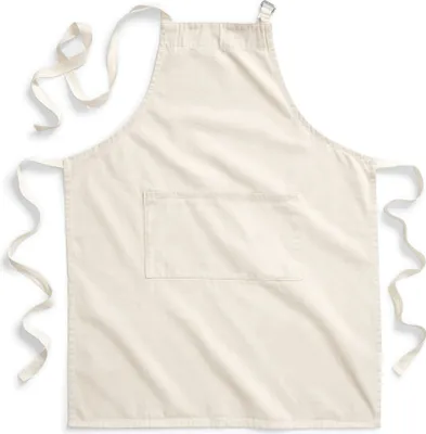 Produktbild von Westford Mill W364 | Latzschürze Fairtrade Baumwolle Adult Craft Apron - 72 x 93 cm - Farbe: Natural - Größe: 72 x 93 cm