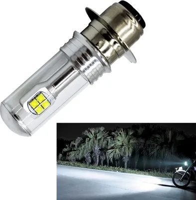 Produktbild von Motorrad Scheinwerfer 750LM 6000K Weiße H6M/P15D 40W 8-LED Lampen, DC 12-24V