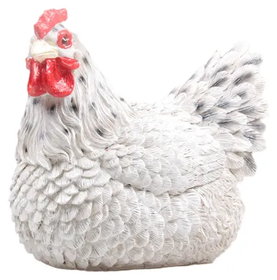 Produktbild von Huhn Gartenfigur - innen/ausen - 24 x 18 x 20 cm - Tier Garten Statuen
