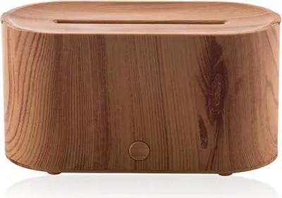 Produktbild von Simulierter Flammdiffusor-Luftbefeuchter, Aromatherapie ätherische Öle Farbveränderte LED-Licht (Holz)