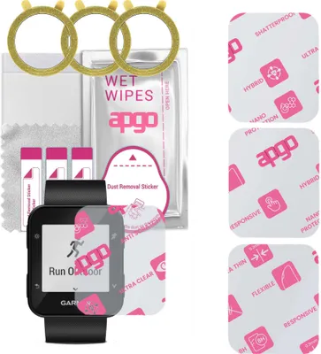 Produktbild von apgo 3 Stück Schutzglas, klar, kompatibel mit Garmin forerunner 35 Smartwatch, Hybrid 8H, Ersatz für Hartglas, Displayschutzglas, Bildschirmschutz, Displayschutz, kratzfest