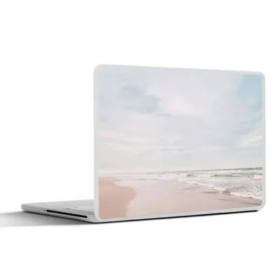 Produktbild von MuchoWow® Laptop Aufkleber Sticker Cover Meer - Strand - Wellen - Natur - Sommer 36.5x27.5 cm - Laptop-Sticker