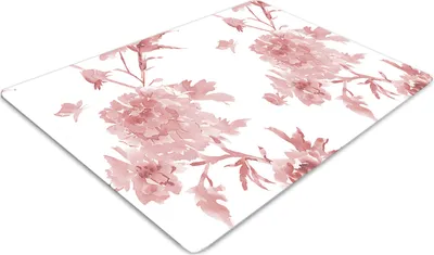 Produktbild von Stuhlunterlage Bürostuhlunterlage 120 cm x 90 cm Bodenmatte Bürostuhlunterlage - Pastellblumen