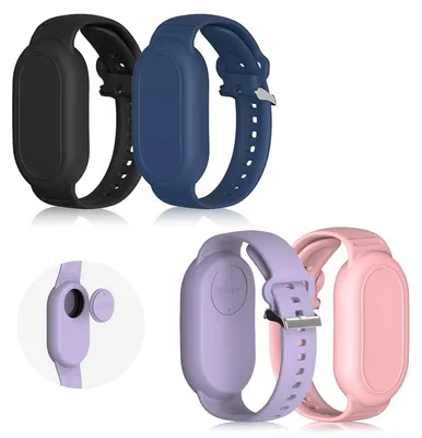 Image de Bracelet de sport compatible avec le Samsung Galaxy SmartTag 2 (2023), en silicone souple
