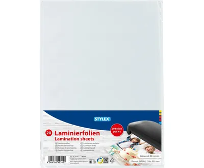Produktbild von 20 Laminierfolien / A4 / 2X80mic / glänzend