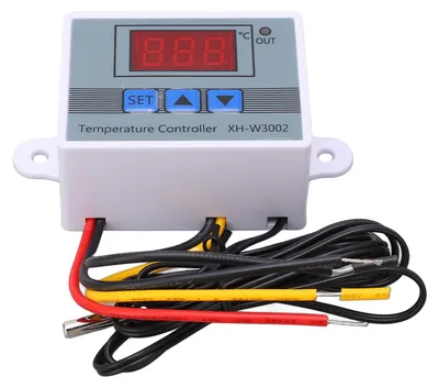 Image de Régulateur de température numérique, thermostat de chauffage et interrupteur de refroidissement avec sonde étanche, 10 A, 110-220 V, 1 500 W