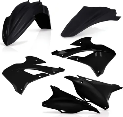 Produktbild von ACERBIS 6-teiliges Verkleidungsset Schwarz für KAWASAKI