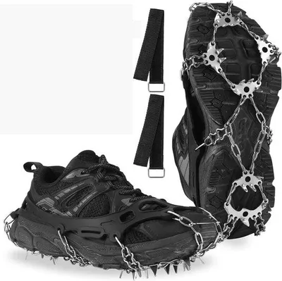 Produktbild von Famanu Steigeisen für Wanderschuhe mit 24 Spikes - XL