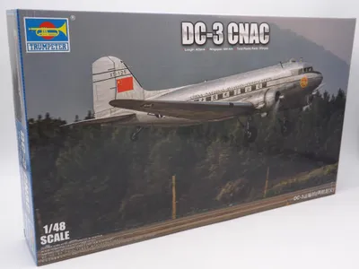 Image de Trumpeter 05813 DC-3 CNAC modèle d'avion en kit 1:48 en