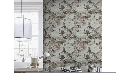 Produktbild von Coloray Fototapete 208x146 cm Vlies-Fototapete - Leichte Pfingstrose Blumen Pastell Pale Pfingstrosen