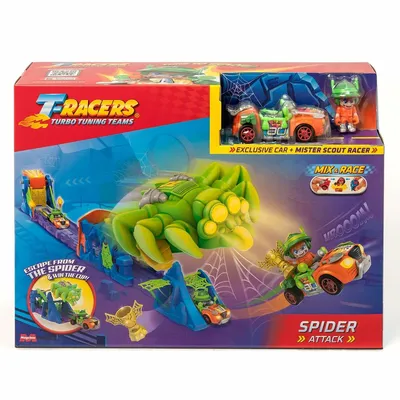 Zdjęcie produktu dla Tor wyścigowy Magicbox T-Racers Spider Attack