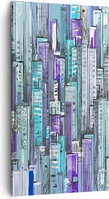 Produktbild von Bild auf Leinwand - Leinwandbild - Abstraktion modern - 45x80cm - Wand Bild - Wanddeko - Wandbilder - Leinwanddruck - Bilder - Kunstdruck - Wanddekoration - Leinwand bilder - Wandkunst - PA45x80-3857