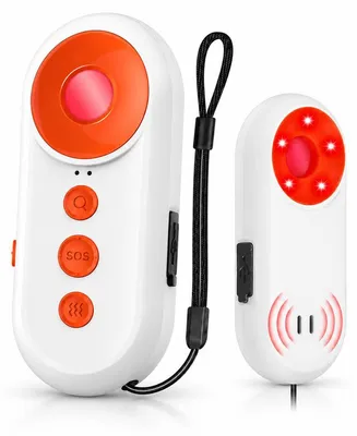 Produktbild von Personenalarm 130 dB 3 in 1, tragbarer Taschenalarm mit Kamera Finder, Vibrationsalarm und Türalarm, wiederaufladbar für Reisen