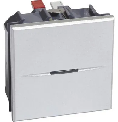 Obrázok produktu pre Bticino AX, vypínač, 10A, 2 moduly, hliník (HC4005M2AN)