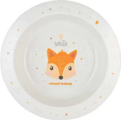 Produktbild von Plastikschälchen Müslischale Kinderschälchen Kinderschüssel wiederverwendbar 270 ml Cute Animals Fuchs Canpol Babies