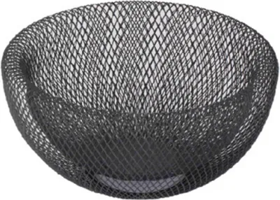 Produktbild von Excellent Houseware Obstschale - Schwarz - Metall - 25 cm - Obstkorb