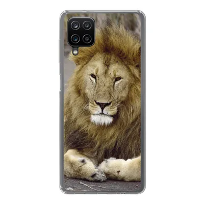 Produktbild von MuchoWow® Handyhülle Schutzhülle Hülle für Samsung Galaxy A12 Löwe - Afrika - Tier Silikon Softcase Handy Hülle - Bild