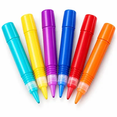 Obrázek produktu pro Sada 6ks 3D Fixy pro děti, Kreativní fixy, Magické Fixy pro 3D malování, Fixy s popcornovým efektem pro děti i dospělé - PUFFPENS