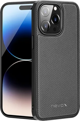 Produktbild von nevox StyleShell Nylo iPhone 15 Pro schwarz