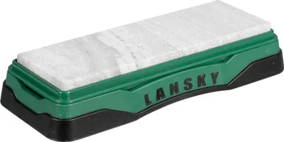Produktbild von Lansky Messerschärfer LBS6S in Schwarz, Grün und Grau mit rutschfesten Gummifüßen