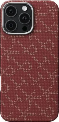 Produktbild von Pitaka KI1602PTK, Cover, Apple, iPhone 16 Pro, 16 cm (6.3"), Gold, Rot