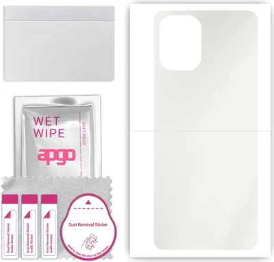 Produktbild von apgo Rückseite Schutzfolie, Matt, kompatibel mit Umidigi A13 Pro, Hinten Hydrogel-Displayschutzfolie mit Positionierhilfe, kratzfest, einfache Montage