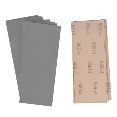 Image de Jeu de papier de verre,Papier de verre sec et humide,Papier de verre 400/800/1000 mesh,Outils de ponçage,Papier de verre de polissage,Outils de polissage
