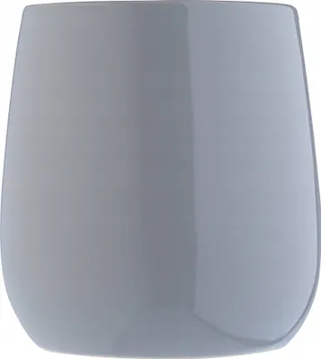 Produktbild von KADAX Zahnputzbecher aus Keramik "Cervia", Badezimmerbecher, Badezimmeraufbewahrung, Grau, 10 cm