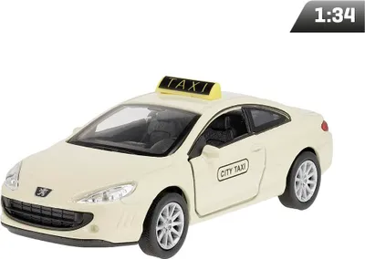 Image de Modèle réduit 1:34, Peugeot Coupe 407 TAXI, couleur crème