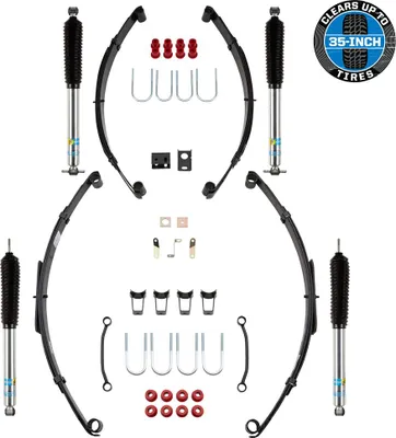 Obrázok produktu pre Kompletný podvozok +4'' = 100 mm s tlmičmi Bilstein Jeep Wrangler YJ 87-95
