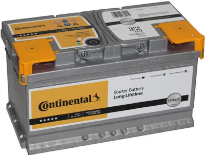 Produktbild von Starterbatterie Continental 85Ah 760A 12v