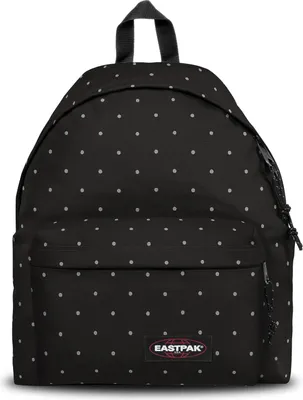 Produktbild von EASTPAK Schulrucksack Rucksack mit Laptopfach Padded Pak'r 24L Dots Black Silver schwarz