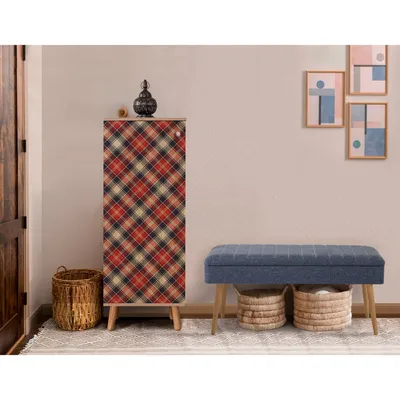 Obrázek produktu pro Skye Decor, Vegas Sonomo - 938 - 1048, předsíňový nábytek, Sonomo, 100 % MELAMÍNEM POVLÁKNĚNÉ PANELY, 50 x 38 x 135 cm