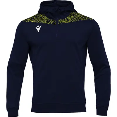 Immagine prodotto di Macron Ishtar Felpa con cappuccio e zip da uomo - Blu navy / Giallo