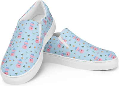 Produktbild von Mr. & Mrs. Panda Loafer Damen Schweinchen Glühwein Größe 38 1/2 - Blau - Geschenk, Betrunken, Slipper Für, Weihnachtsmarkt, Spruch, Freizeitschuhe, Weihnachten