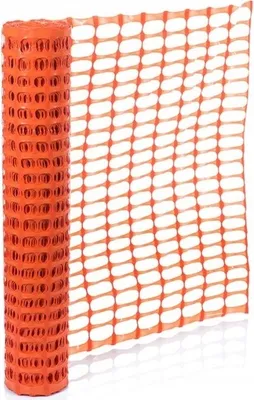 Produktbild von 50m Absperrzaun Warnzaun Orange Bauzaun Absperrzaun Baustellenzaun Fangzaun