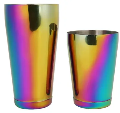 Produktbild von Boston Cocktailshaker Set - 2-teiliges Edelstahl Shaker Set für professionelle Barkeeper