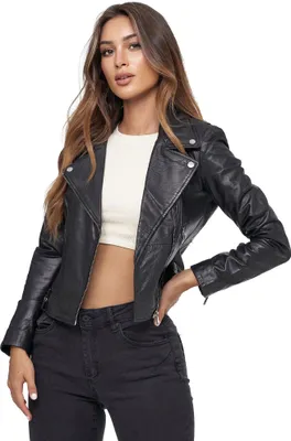 Produktbild von Tazzio Damen Lederjacke F507 Schwarz M