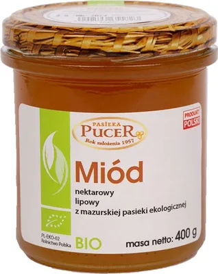 Zdjęcie produktu dla MIÓD LIPOWY400 g - PASIEKA PUCER