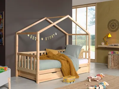 Produktbild von Bett Hausbett Dallas One Plus 90x200 cm Natur
