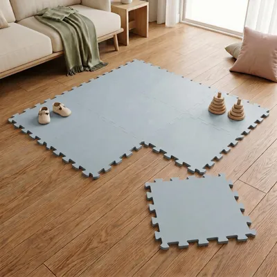 Produktbild von 9 Teile Spielmatte Baby Puzzlematte - 30x30 Krabbelmatte Bodenmatte Kinderzimmer, KI-generiertes Bild