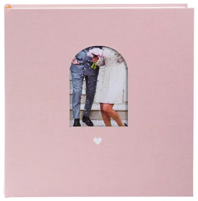 Produktbild von Hochzeitsalbum Rosa 31x30 cm goldbuch Herzensmoment Fotoalbum 08 046