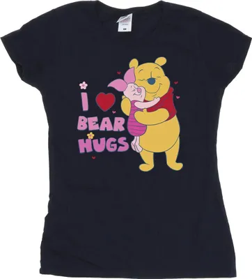 Produktbild von Disney - "Mum Best Hugs" T-Shirt für Damen BI44850 (M) (Marineblau)