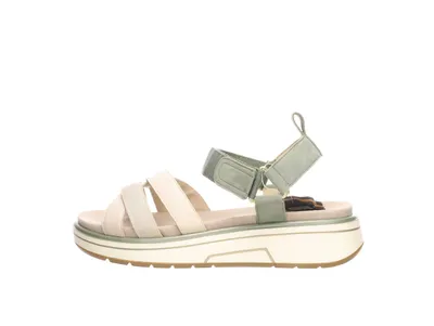 Produktbild von Ara Damen Bequeme Sandalen Beige mit Keilabsatz und Plateau-Sohle