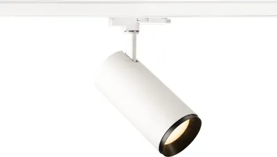 Produktbild von SLV 1004568 NUMINOS DALI L, 3 Phasen System Leuchte weiss/schwarz 3000K 60°